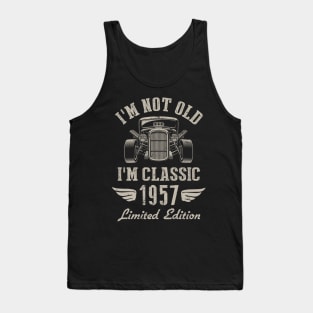 I'm Classic Car 65th Birthday Gift 65 Years Old Born In 1957 Tank Top